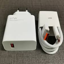 شارژر دیواری شیائومی مدل 67W به همراه تبدیل USB-C (کد385)