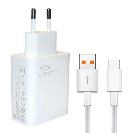 شارژر دیواری شیائومی مدل 67W به همراه تبدیل USB-C (کد535)