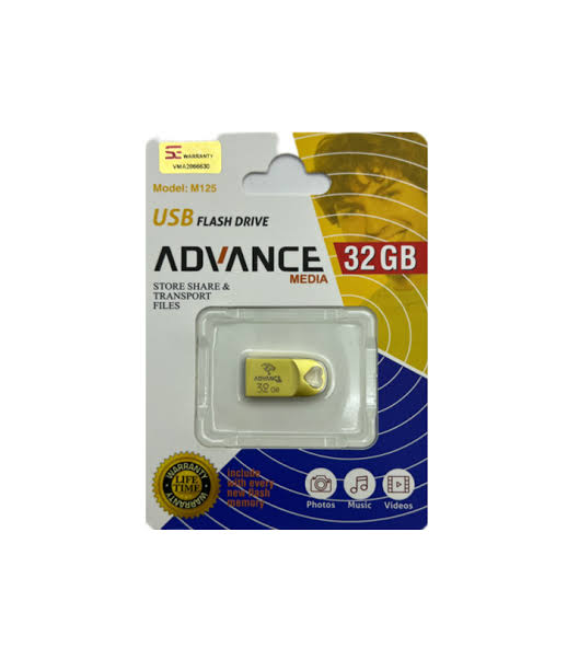 فلش مموری ادونس مدل M-125 ظرفیت 32 گیگابایت با رابط USB (کد119)