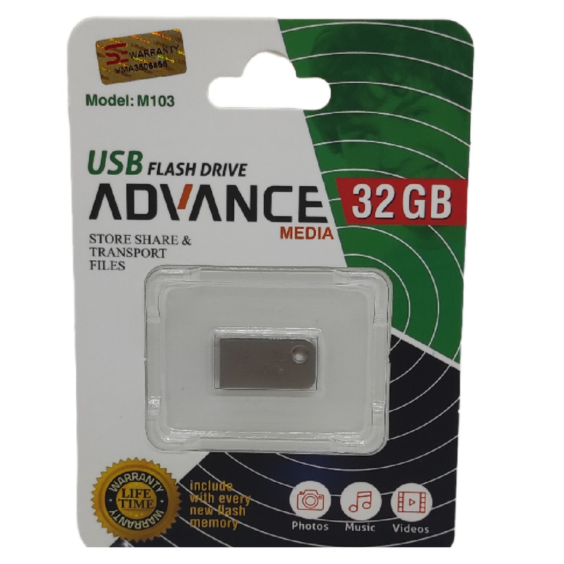 فلش ادونس مدل M103 USB 2.0 ظرفیت 32 گیگابایت (کد119)