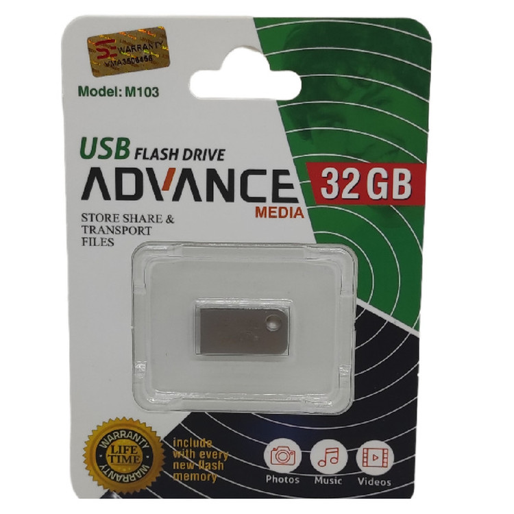 فلش ادونس مدل M103 USB 2.0 ظرفیت 32 گیگابایت (کد119)