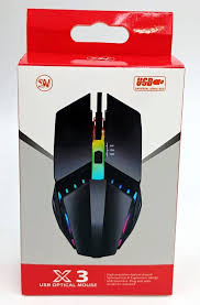 ماوس گیمینگ با سیم ایسوس مدل X3 (کد696)