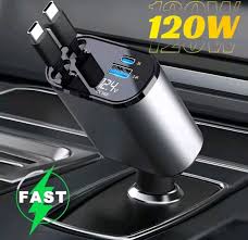 شارژر فندکی 120W اصل سوپر فست شارژ (کد 577)