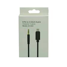 کابل تبدیل لایتنینگ به جک 3.5 AUX Audio مدل MH021 به طول 1 متر