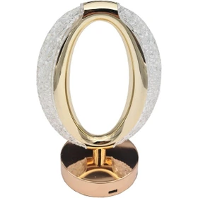 آباژور لمسی شارژی ۳ حالته بیضی کریستالی(کد506.2)